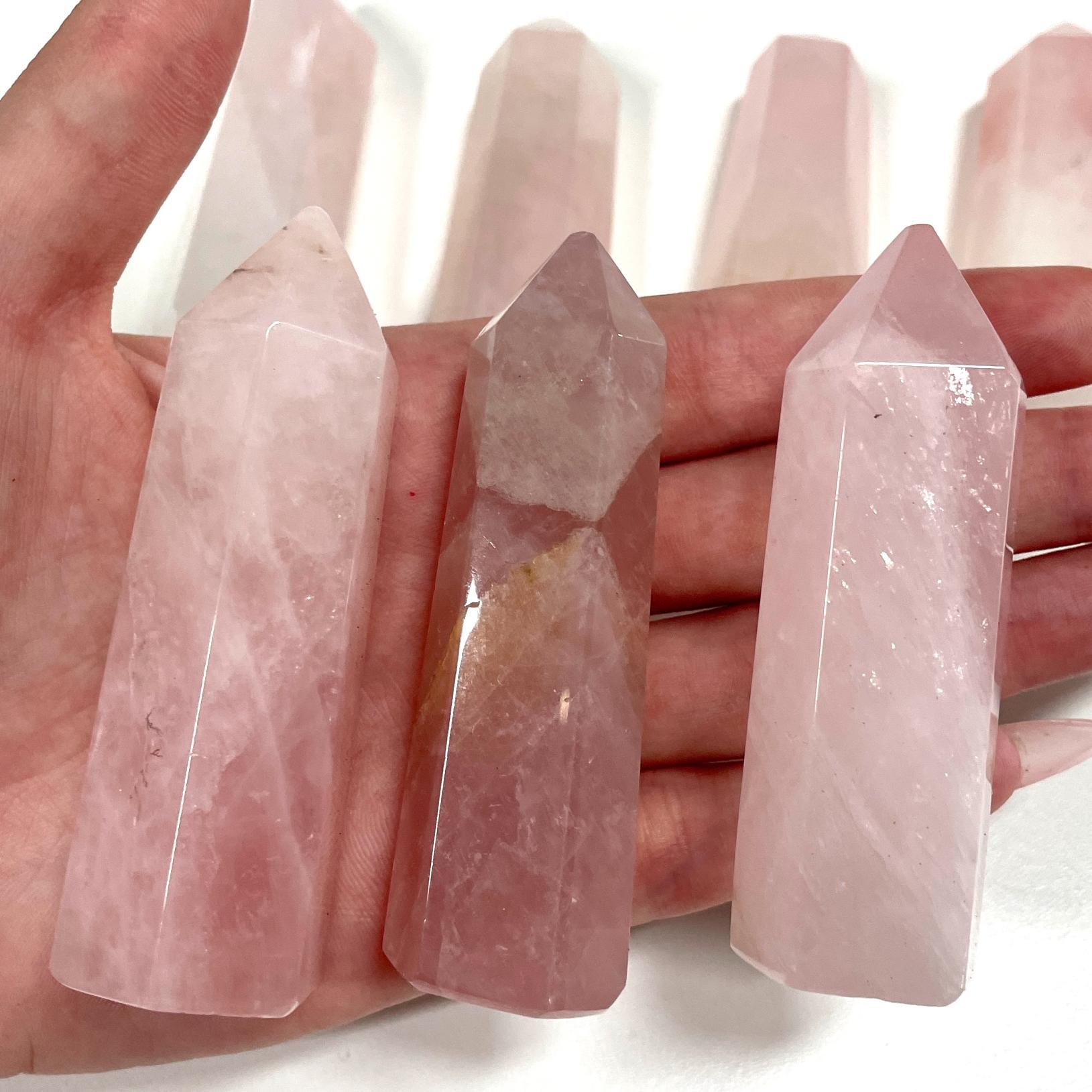 Rose Quartz Generator - 6-7cm Rose Quartz Generator - 6-7cm